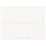 Wall Headboard White 146.5x3x110 cm Solid Wood Pine 824944
