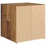 TV Cabinet Set 4 pcs Old Wood 37 x 35 x 37.5 cm Engineered Wood 875088