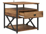 Bedside Cabinet Old Wood 40 x 42 x 55 cm Engineered Wood 881881