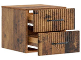 Wall-Mounted Bedside Cabinet Old Wood 34.5 x 33 x 40 cm 898991