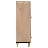 Highboard 60x33x100 cm Solid Wood Mango 358278