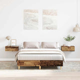 Bed Frame No Mattress Old Wood 120x190 cm Small Double Engineered Wood 861082