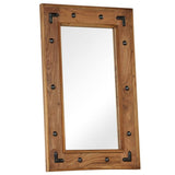 Mirror Solid Acacia Wood 50x80 cm 246308