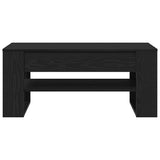 Coffee Table Black Oak 102 x 55 x 45 cm Engineered Wood 862729