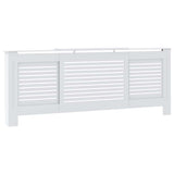MDF Radiator Cover White 205 cm 325551