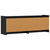 TV Cabinet 135 x 33 x 47 cm Black Oak Engineered Wood 8011228