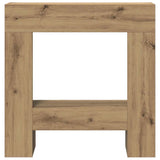 Fireplace Surround Artisan Oak 81x18x82 cm Engineered Wood 854606