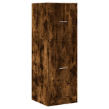 Apothecary Cabinet Smoked Oak 40x41x118 cm Engineered Wood 855200