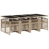 Garden Dining Set Beige 3210744