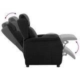 Recliner Chair Black 66.5 x 94 x 101.5 cm Polyester 340154