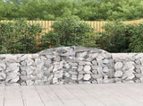 Arched Gabion Baskets 30 pcs 300x30x80/100 cm Galvanised Iron 3146519