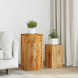 Plant Stands 2 pcs Solid Mango Wood 320804