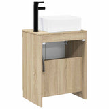 Bathroom Furniture Set Sonoma Oak Engineered Wood 3404224