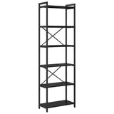 Bookshelf Black Oak 60 x 30 x 189.5 cm Engineered Wood 868377