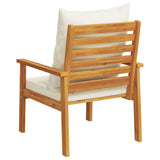 Garden Sofa Chair 2pcs with Cushion Solid Wood Acacia 366375