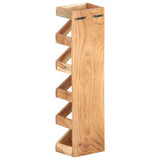 321626 Wine Rack for 5 Bottles Solid Acacia Wood
