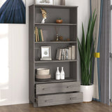 Highboard HAMAR Solid Wood Pine Light Grey 3100937