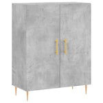 Highboard Concrete Grey 69.5x34x180 cm Engineered Wood 3189241