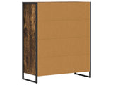 Book Cabinet Smoke Oak 99.5 x 30 x 108.5 cm Engineered Wood 886536