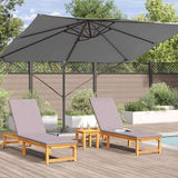 Umbrella Anthracite 351 x 250 x 260 cm Polyester and Aluminium 42003345