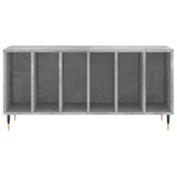 Record Cabinet Concrete Grey 100x38x48 cm Engineered Wood 831744