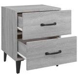 Bedside Cabinets 2 pcs Grey Sonoma 40x35x47.5 cm 817294