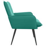 Armchair Turquoise Velvet 42047733