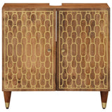 Bathroom Sink Cabinet 62x33x58 cm Solid Wood Mango 358303