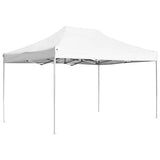 Professional Folding Party Tent Aluminium 4.5x3 m White 45495