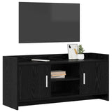 TV Cabinet 102 x 33 x 47 cm Black Oak Engineered Wood 8011164