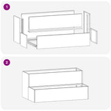 Garden Planter Silver 100 x 60 x 45 cm Stainless Steel 865873
