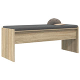 Hall Bench with Cushion Sonoma Oak 103 x 38 x 40 cm 891562