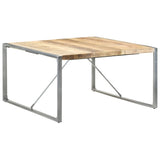Dining Table 140x140x75 cm Rough Mango Wood 321575