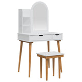 Dressing Table Set FAUSKE 4 pcs White 76 x 50 x 143 cm 3438594