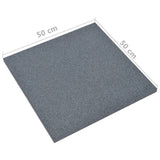 Fall Protection Tiles 12 pcs Rubber 50x50x3 cm Grey 3096596
