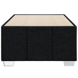 Bed Frame without Mattress Black 90x190 cm Single Fabric 3284799