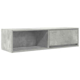 TV Cabinets 2 pcs Concrete Grey 100x31x25.5 cm Engineered Wood 861479