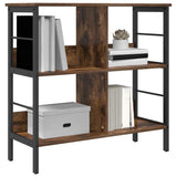 Bookshelf Smoked Oak 82 x 32 x 79 cm Engineered Wood 883996