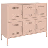 Sideboard Pink 100.5x39x79 cm Steel 843097