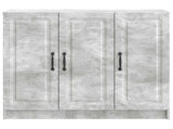 Sideboard Concrete Grey 89 x 34.5 x 77 cm Engineered Wood 895798