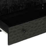 Highboard Black 60x33x100 cm Solid Wood Mango 356849