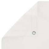 Balcony Screen White 110 x 1000 cm Oxford Fabric 42030616