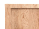 Table Top Light Brown 80x40x cm Treated Solid Wood Live Edge 363939