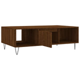 Coffee Table Brown Oak 104x60x35 cm Engineered Wood 827091