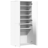 Shoe Cabinet White 80x39x178 cm Engineered Wood 3276672