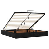 Ottoman Bed Frame without Mattress Black Super King Fabric 3310924