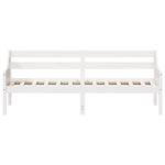 ZNTS Day Bed without Mattress White 90x200 cm Solid Wood Pine 842831