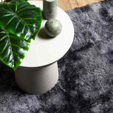Shaggy Rug High Pile NAVARRA Dark Grey 200x290 cm Polyester 4102848