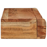 Wall Shelves 2 pcs 100x17x8 cm Solid Wood Acacia 373632