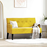 Chesterfield Bench Yellow 112 x 65.5 x 75 cm Velvet 42019292
